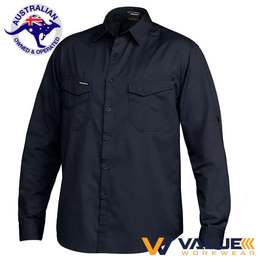 KingGee Narrow Tradies Shirt Long Sleeve K14350