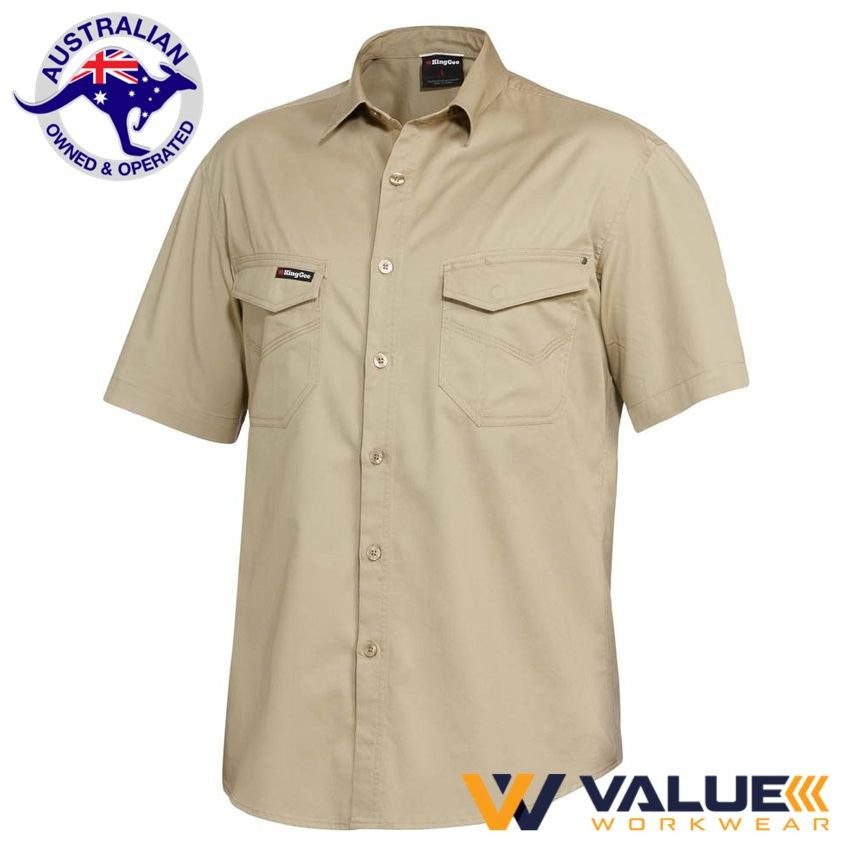 KingGee Narrow Tradies Shirt Short Sleeve K14355