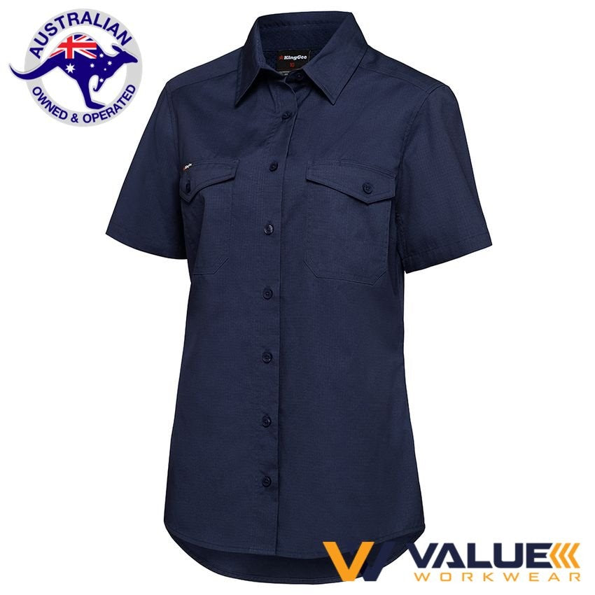 KingGee Womens Workcool 2 Shirt Short Sleeve K44205