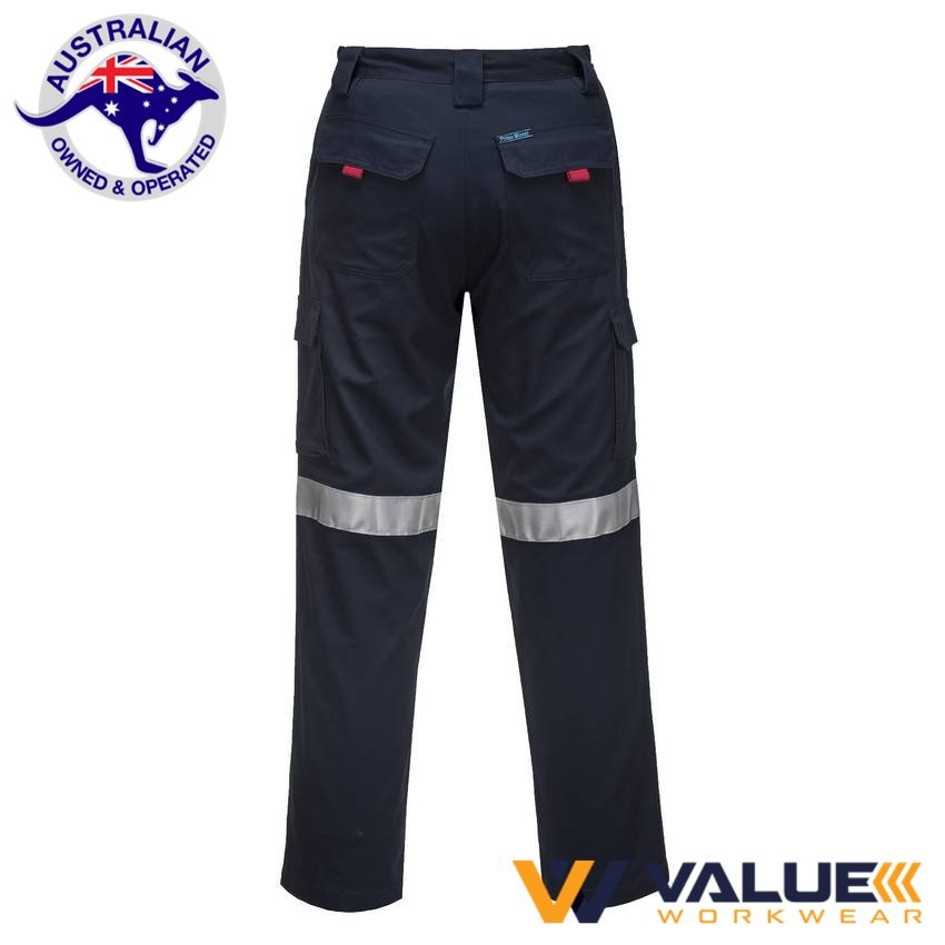 Portwest Lightweight Cargo Pants with Tape MW71E - Value Workwear