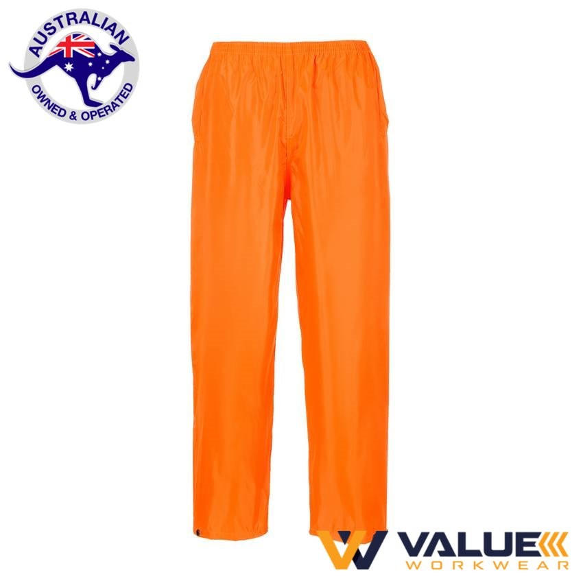 Portwest Classic Adult Rain Pants S441 - Value Workwear