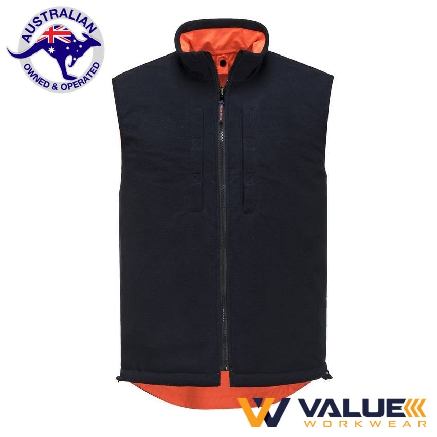Portwest Fleece Vest with Micro Prism Tape MY214 - Value Workwear