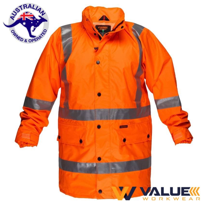 Portwest Rain Jacket with Cross Back Tape MX306