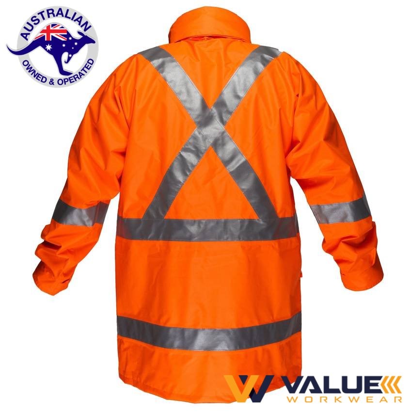 Portwest Rain Jacket with Cross Back Tape MX306 - Value Workwear