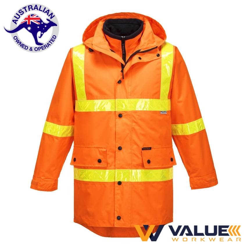Portwest Squizzy Day/Night 4-in-1 Jacket with Micro Prism Tape MJ885