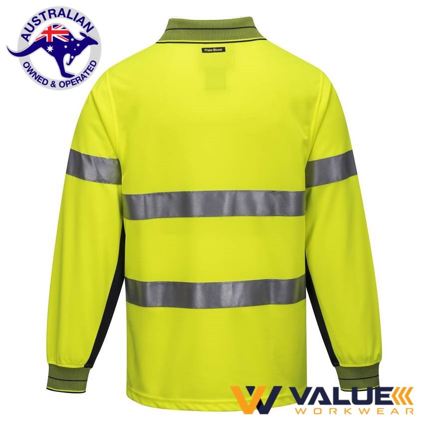 Portwest Long Sleeve Micro Mesh Polo with Tape MP513 - Value Workwear