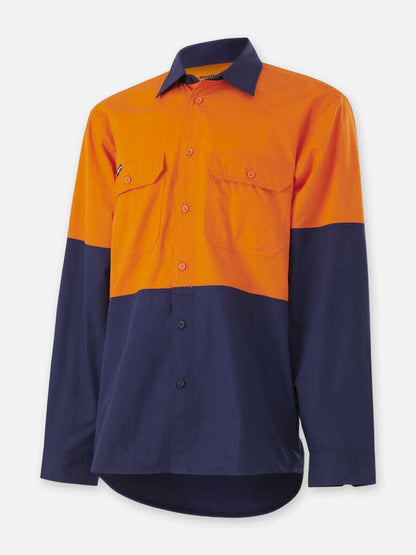 KingGee Workcool Vented Spliced Shirt Long Sleeve K54912