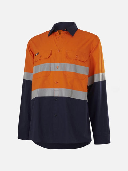 KingGee Workcool Vented Spliced Shirt Taped Long Sleeve K54913