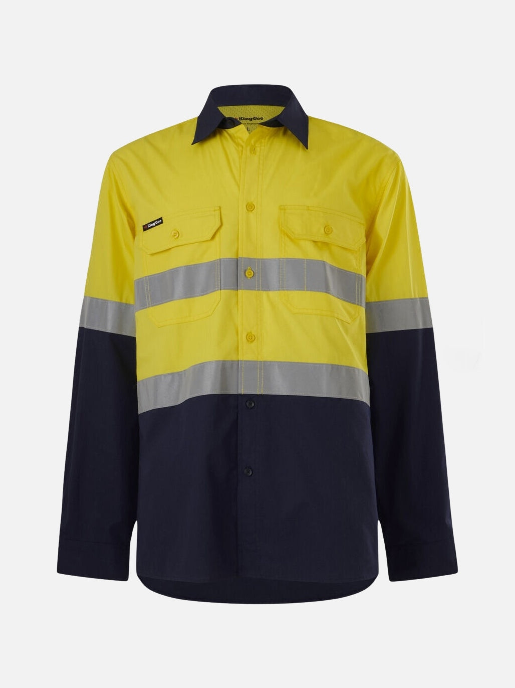 KingGee Workcool Vented Spliced Shirt Taped Long Sleeve K54913