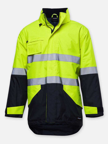 KingGee Hi-Vis Anti Static Waterproof Reflective Work Jacket K55035