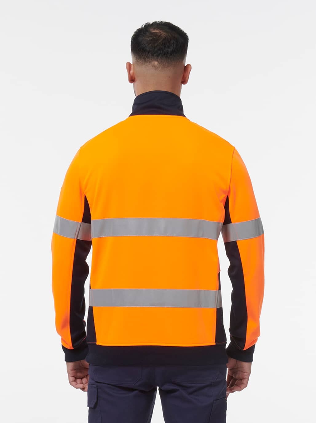 KingGee Reflective Spliced 1/4 Zip Fleece K55040