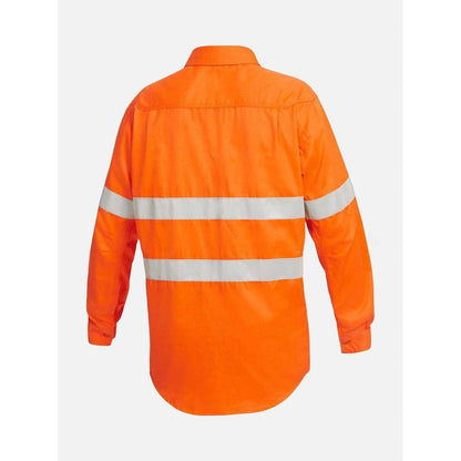 KingGee Shieldtec Lenzing Flame Resitant Hi-Vis Spliced Shirt PPE K84001