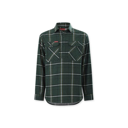 Hard Yakka Core Long Sleeve Closed Front Check Flannel Shirt Y04006