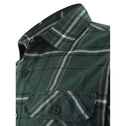 Hard Yakka Core Long Sleeve Closed Front Check Flannel Shirt Y04006