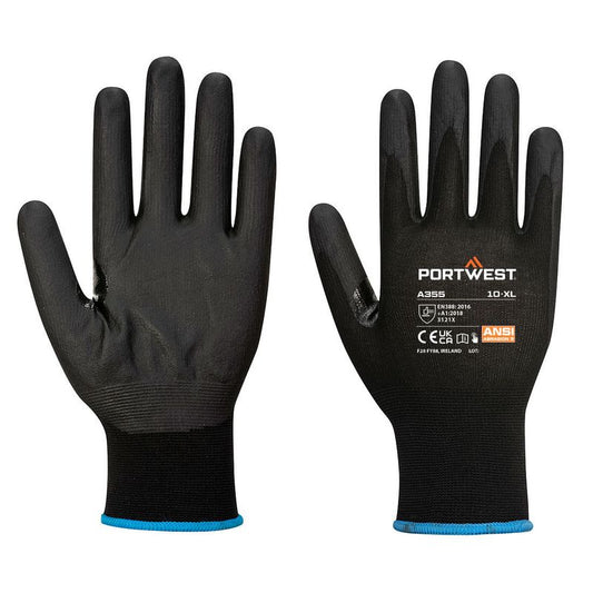 Portwest NPR15 Nitrile Foam Touchscreen Glove PK12 A355