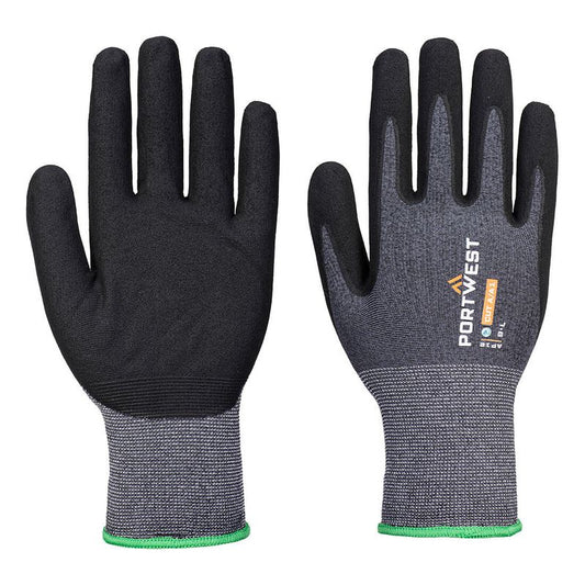 Portwest SG Grip 15 Nitrile Glove - (Pk12) Grey-Black AP12