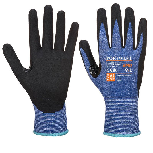 Portwest Dexti Cut Ultra Glove Blue-Black AP52