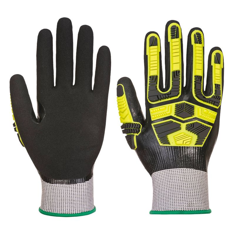 Portwest Waterproof HR Cut Impact Glove Grey-Black AP55