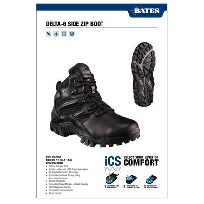 Bates Delta 6 Zip Men's Safety Boot E72012