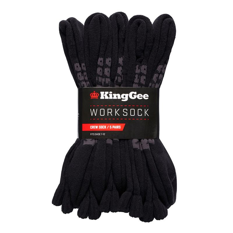 KingGee Crew Sock 5 Pack K09035