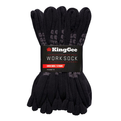 KingGee Crew Sock 5 Pack K09035