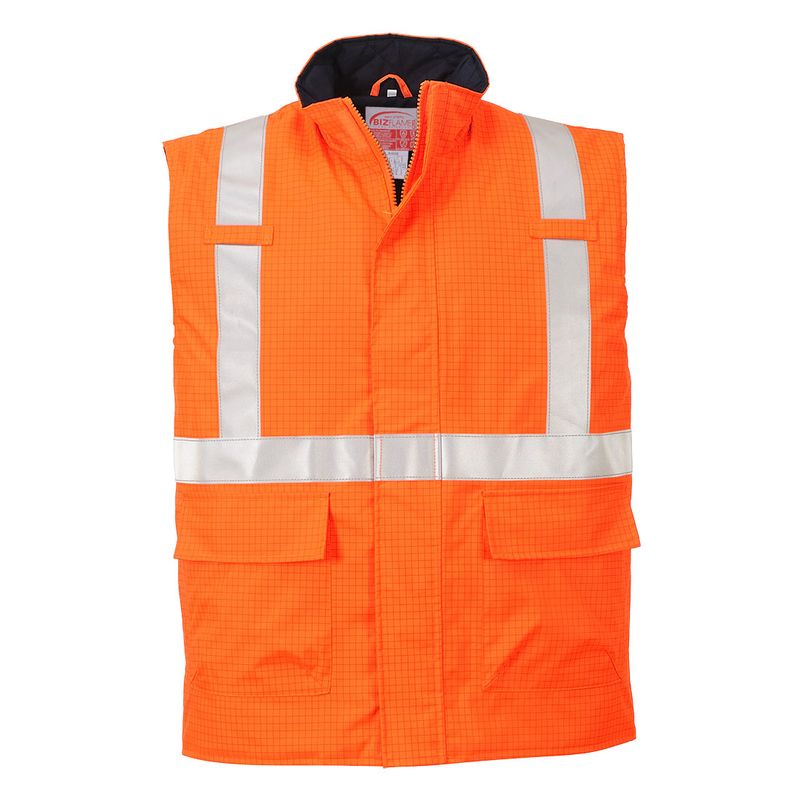 Bizflame Rain Hi-Vis Antistatic FR Bodywarmer S776