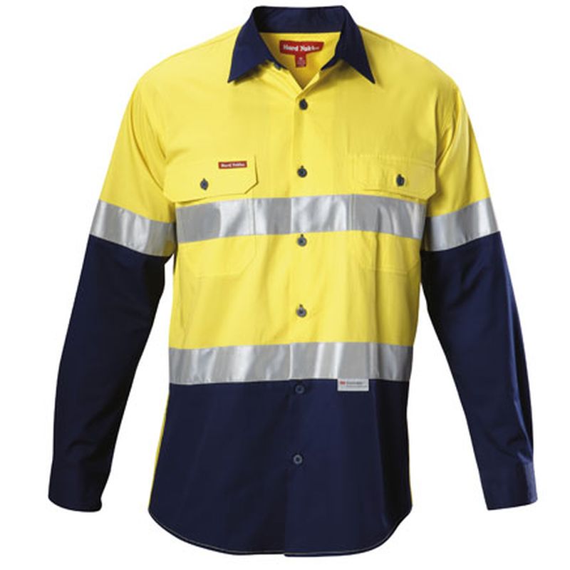 Hard Yakka Koolgear Ventilated Hi-Vis Two Tone Shirt Long Sleeve Y07978