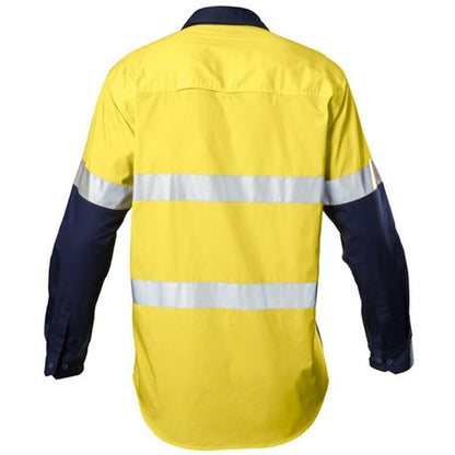 Hard Yakka Koolgear Ventilated Hi-Vis Two Tone Shirt Long Sleeve Y07978