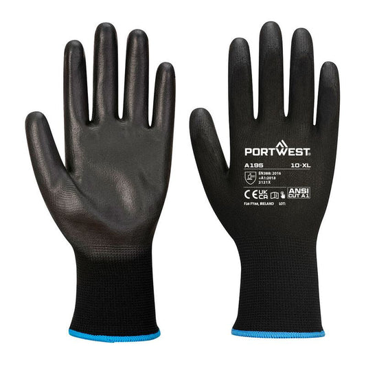 Portwest PU Touchscreen Glove (12 Pairs) A195