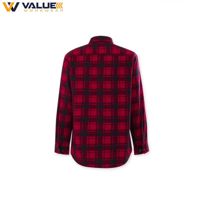 Hard Yakka Core Long Sleeve Closed Front Check Flannel Shirt Y04006