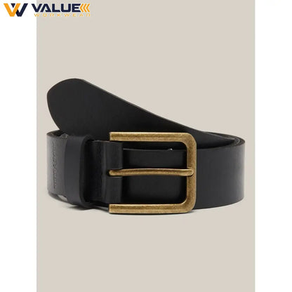 Hard Yakka Embossed Leather & Brass Buckle Belt Y22826