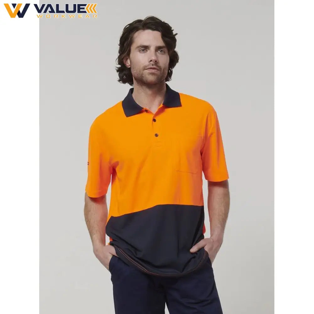 hard-yakka-mens-short-sleeve-hi-vis-polo-y19616