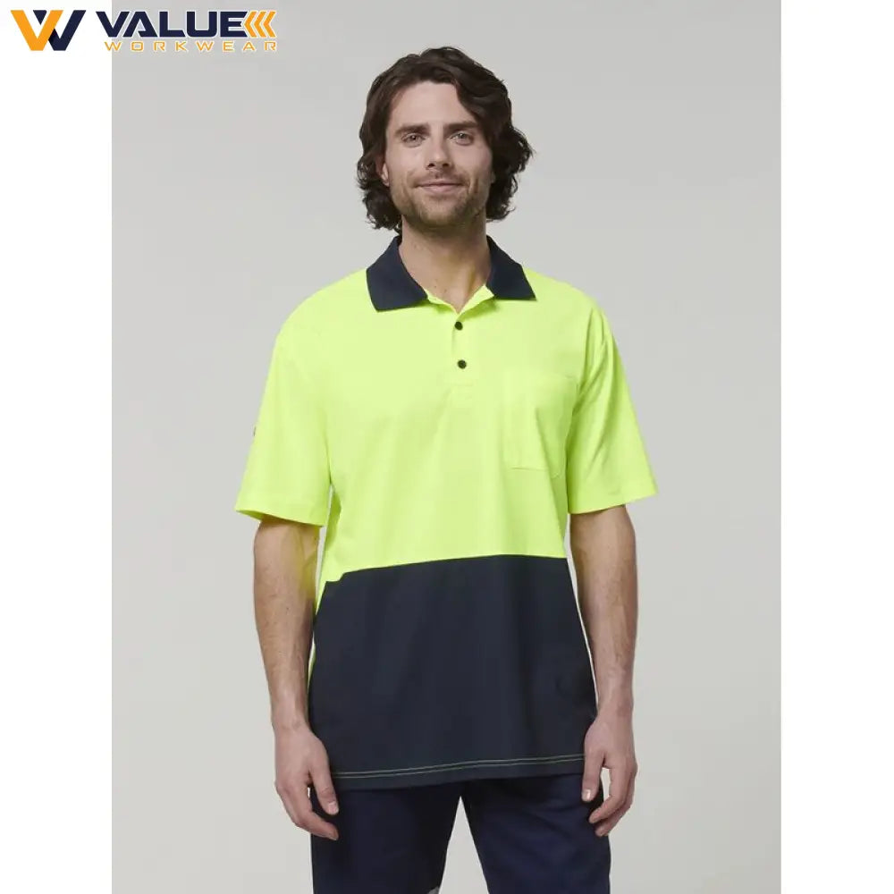 hard-yakka-mens-short-sleeve-hi-vis-polo-y19616