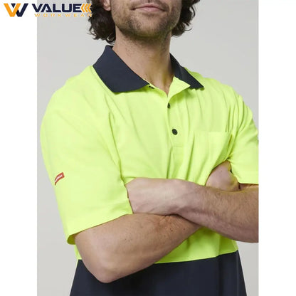 hard-yakka-mens-short-sleeve-hi-vis-polo-y19616