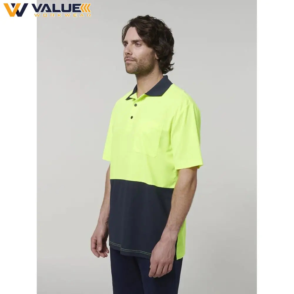 hard-yakka-mens-short-sleeve-hi-vis-polo-y19616