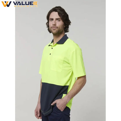 hard-yakka-mens-short-sleeve-hi-vis-polo-y19616