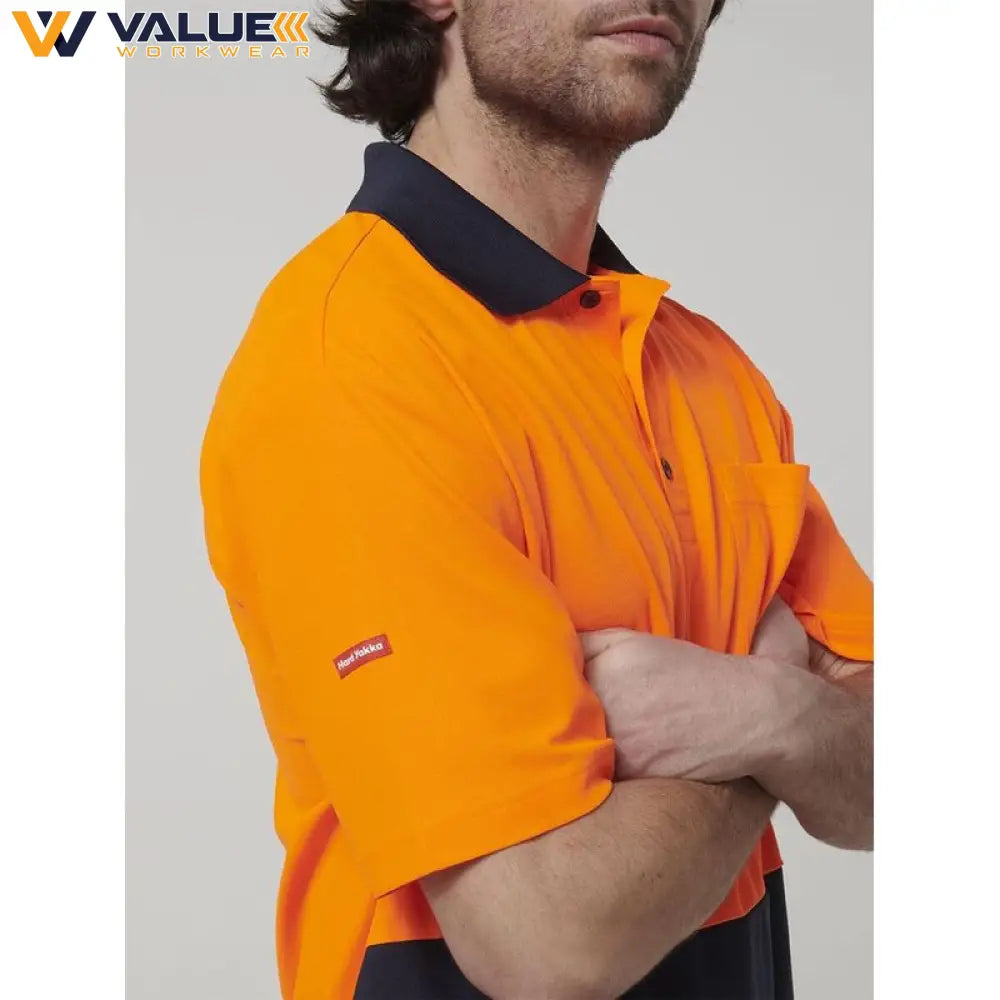 hard-yakka-mens-short-sleeve-hi-vis-polo-y19616
