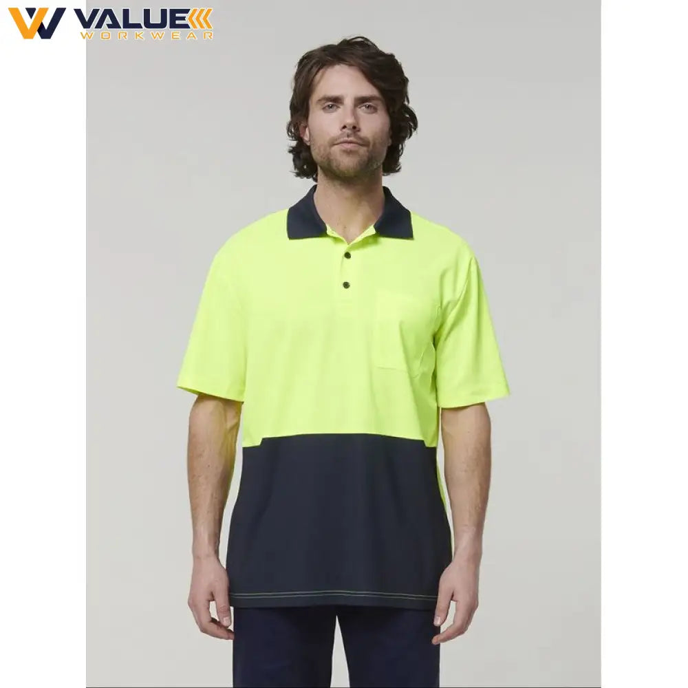 hard-yakka-mens-short-sleeve-hi-vis-polo-y19616