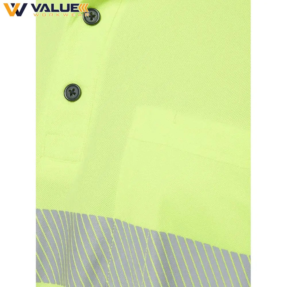 Hard Yakka Mens Short Sleeve Hi Vis Taped Polo Y19618