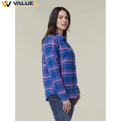 hard-yakka-womens-check-flannie-y08744