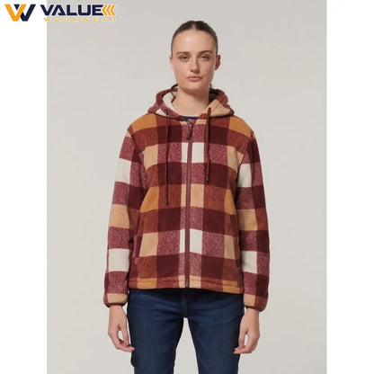 hard-yakka-womens-check-zoodie-y08522