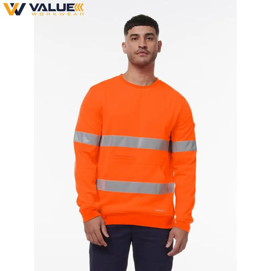 KingGee Reflective Crew Neck Fleece K55059