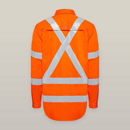 Hard Yakka Foundations Biomotion Hi-Visibility Taped Shirt Y04275