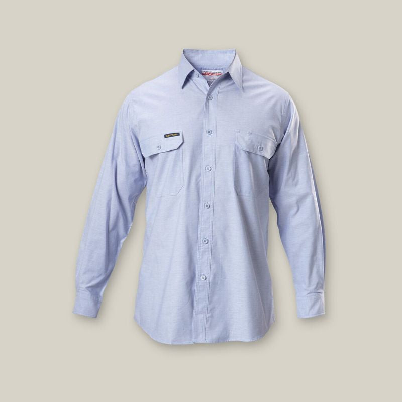 Hard Yakka Foundations Cotton Chambray Shirt Long Sleeve Y07528