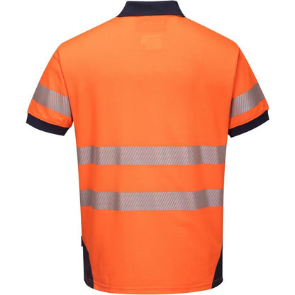 Portwest PW3 Hi-Vis Polo Shirt Short Sleeve T182