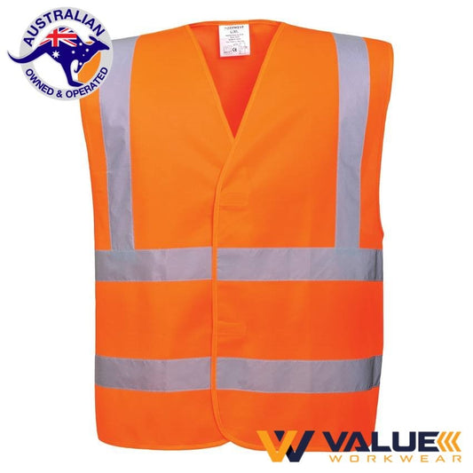 Portwest Hi-Vis Two Band & Brace Vest C470