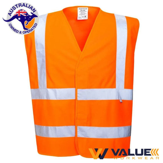 Portwest Hi-Vis Anti Static Vest - Flame Resistant FR71