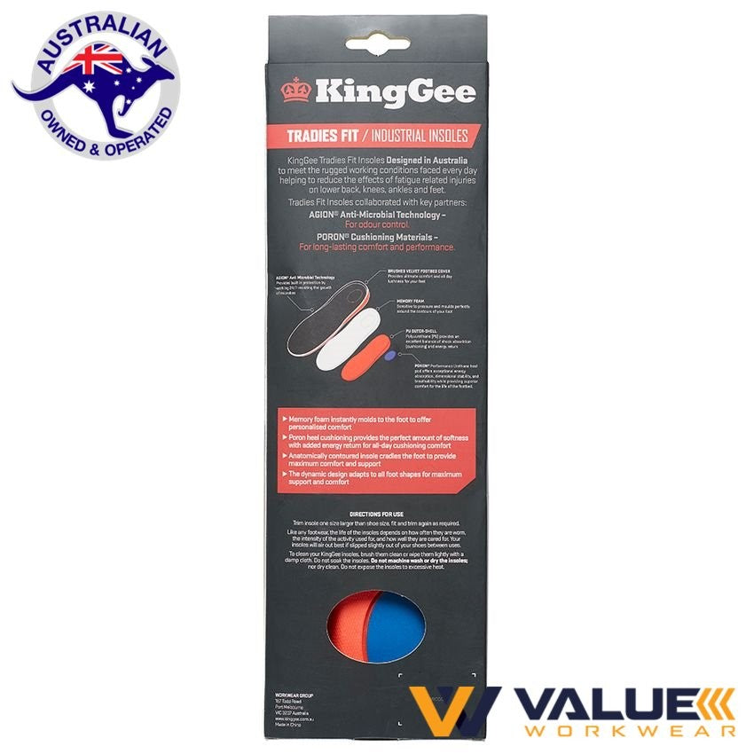 Kinggee Max Comfort Flat Bed Innersole K09500