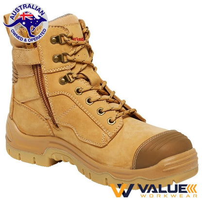 KingGee Phoenix 6Z 150Mm -6 Inch Safety Work Boot - Wheat K27880