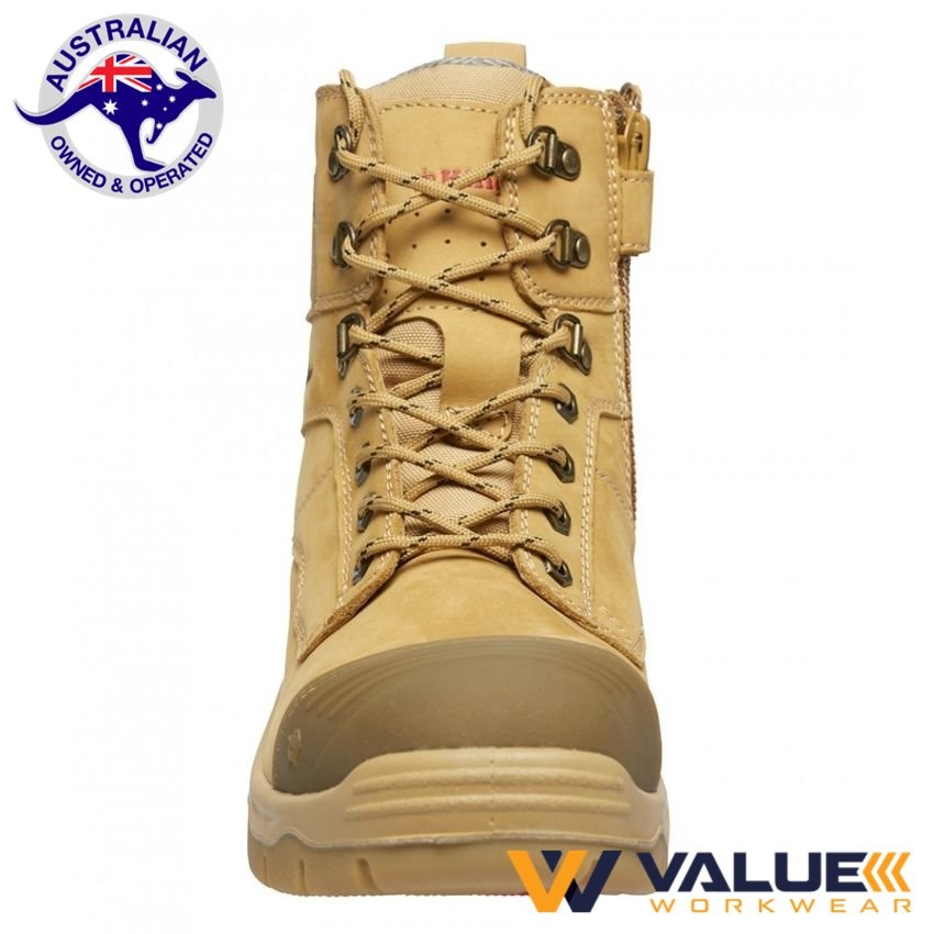 KingGee Phoenix 6CZ EH 150mm (6 inch) Side Zip Boot - Wheat K27980